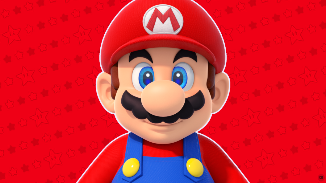 Logo of the new 3D Super Mario game