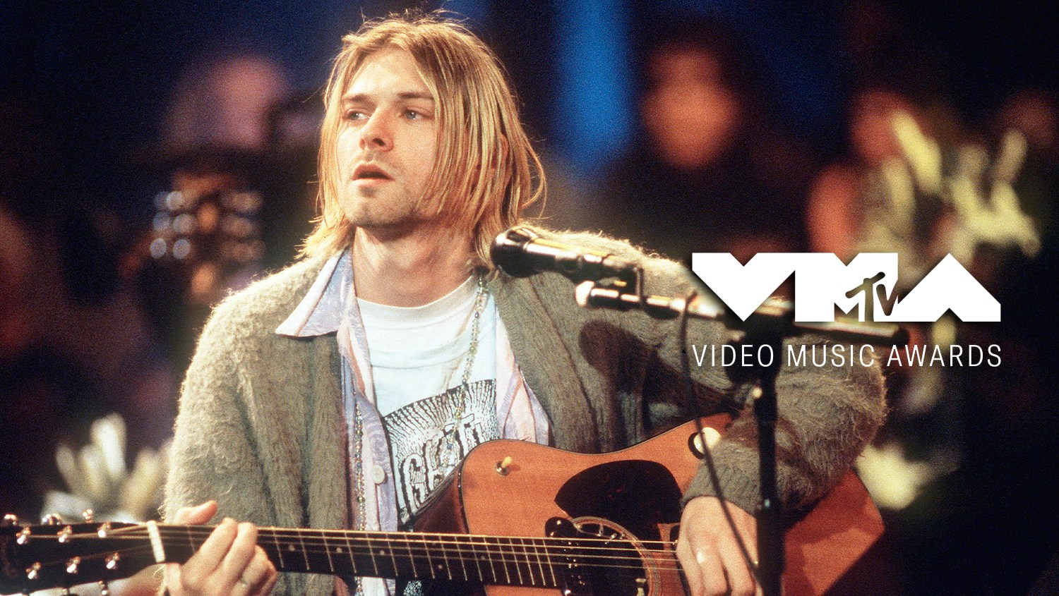 Nirvana band performing live