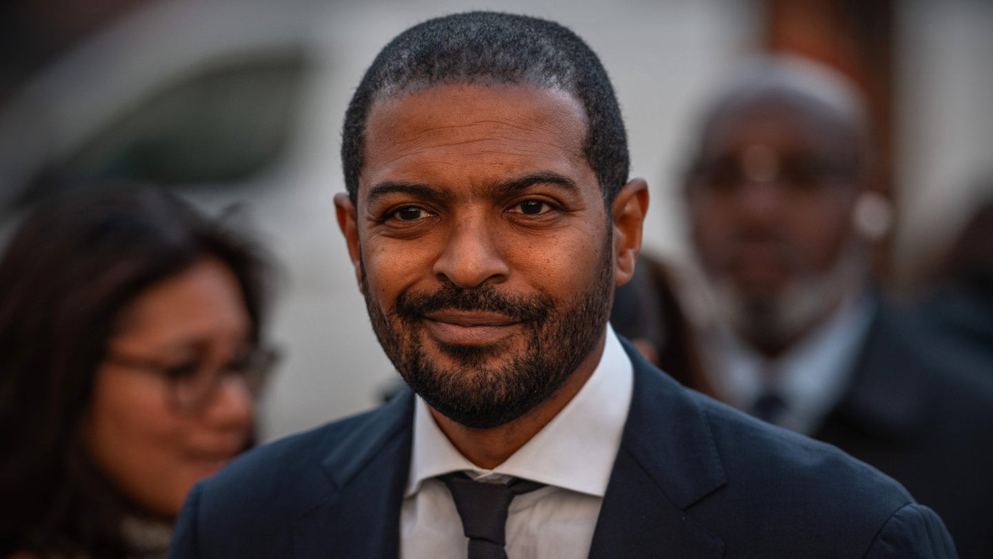 Noel Clarke attending an event related to Doctor Who