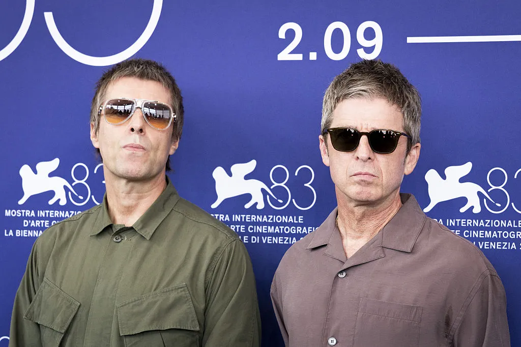 Liam and Noel Gallagher at Venice Film Festival for documentary
