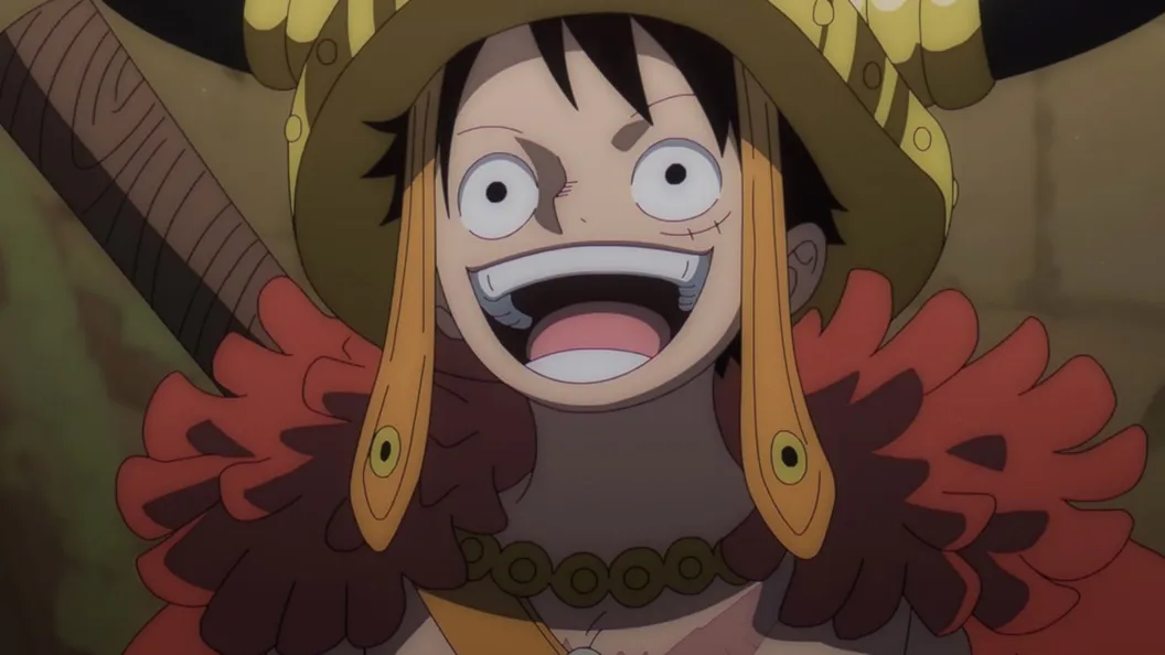 Illustration of One Piece characters in an epic battle scene