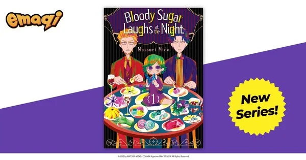Manga cover art for Bloody Sugar Laughs at the Night