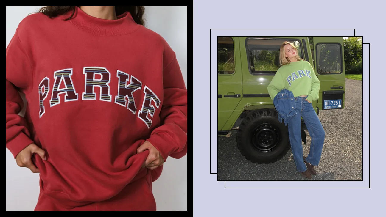 Parke Fall 2026 collection showcasing new sweatshirt colors and styles