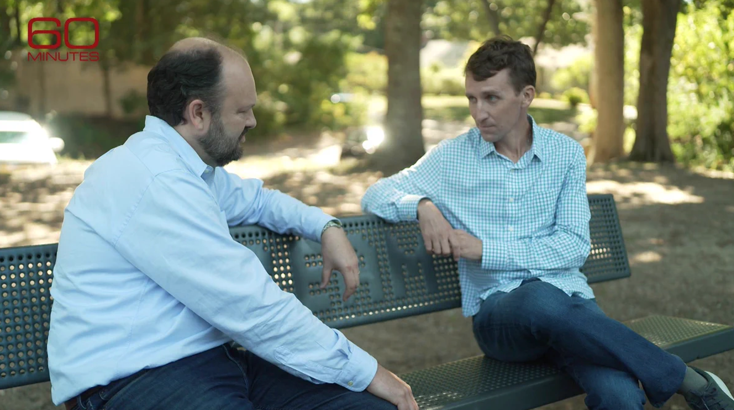 Patrick Clancy during his interview on 60 Minutes
