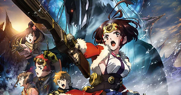 Pluto TV logo with anime characters in the background