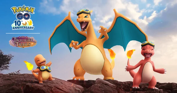 Promotional image for Pokémon Horizons anime collaboration with Pokémon GO