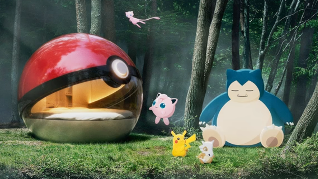 A real-life Poké Ball accommodation designed for Pokémon fans