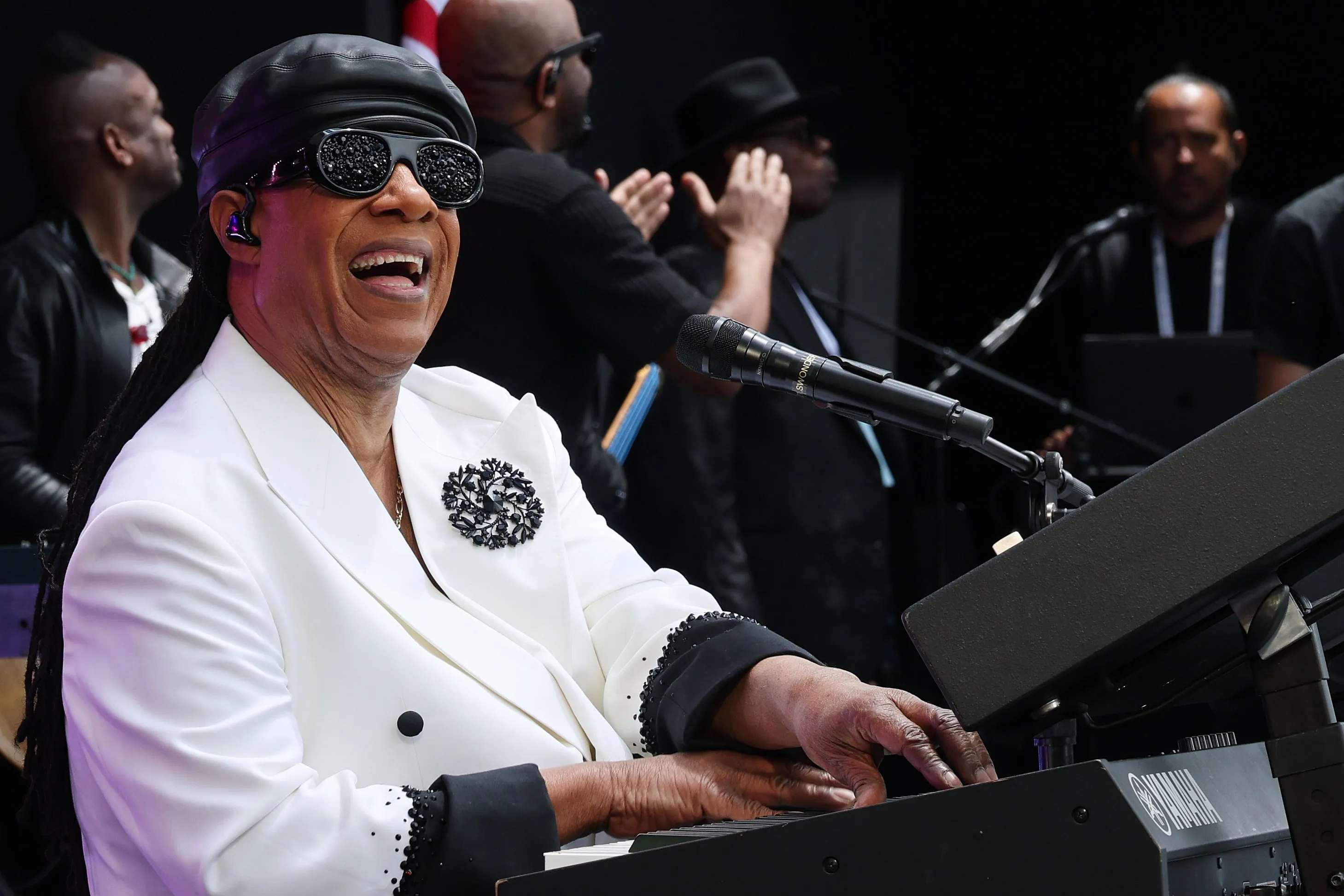 Stevie Wonder performing live