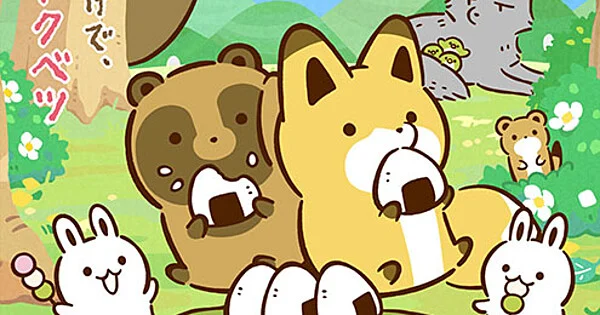 Tanuki to Kitsune Anime Video Confirms Voice Cast and Premiere Date anime cover image