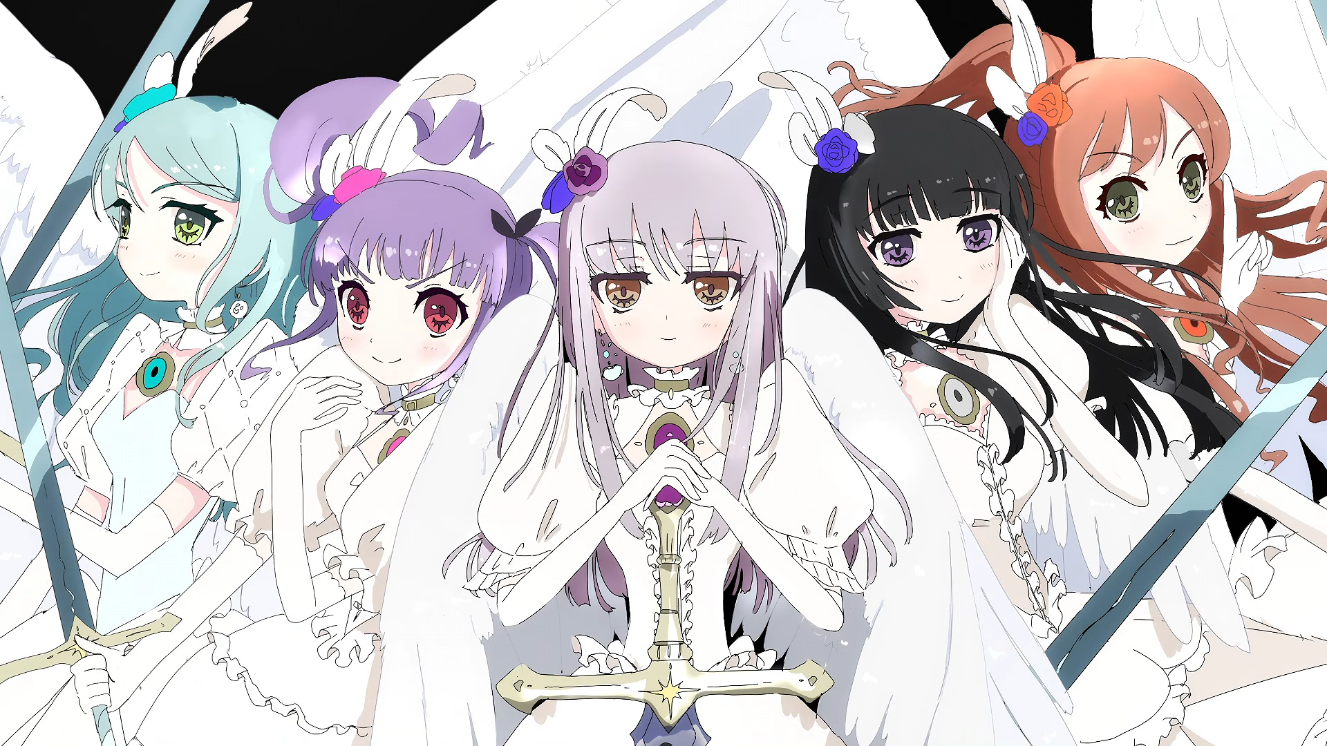 Music Video for "This Blue Darkness and Light" by Roselia×ALI PROJECT Released anime cover image