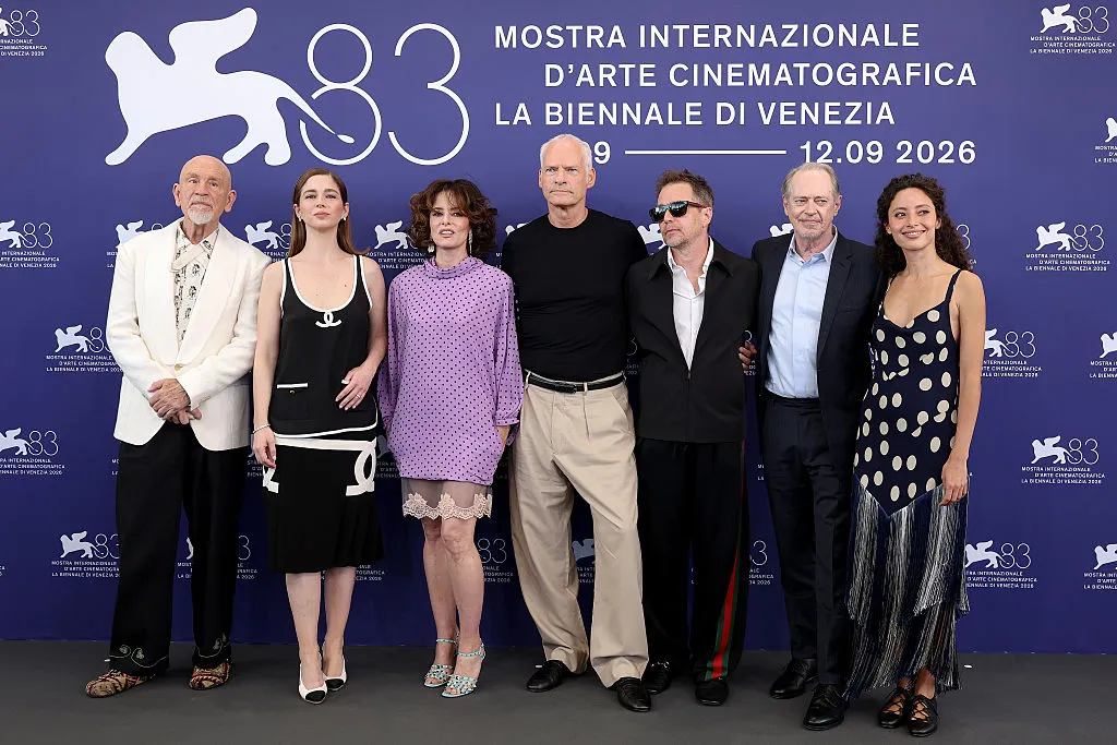 John Malkovich appearing at the press conference for 'Wild Horse Nine'