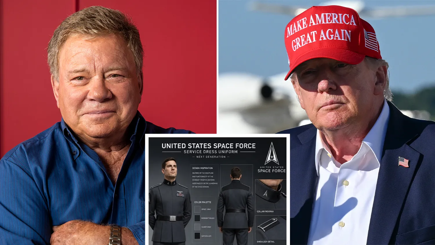 William Shatner tweets about Trump's Space Force uniforms